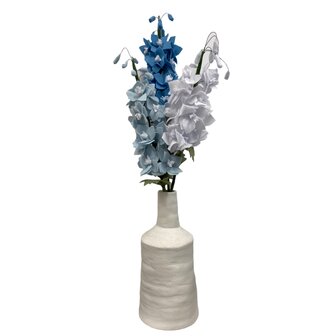 DIY pakket Delphinium/Ridderspoor Zacht Blauw/Hemel Blauw &amp; Wit